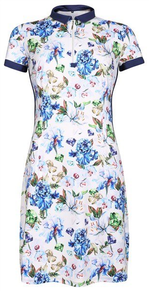 Fashion Sports Wear Tampere women's dress, white/navy