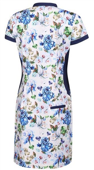 Fashion Sports Wear Tampere women's dress, white/navy