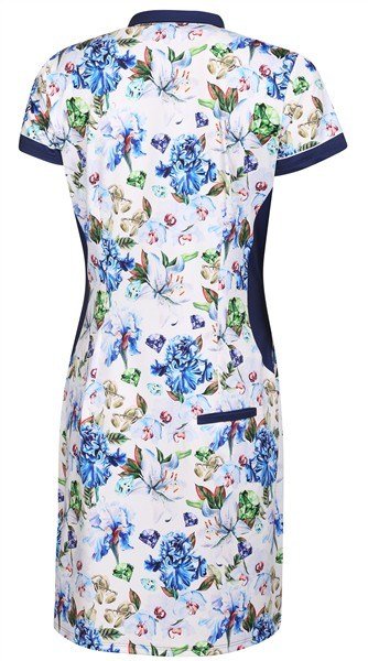 Fashion Sports Wear Tampere women's dress, white/navy
