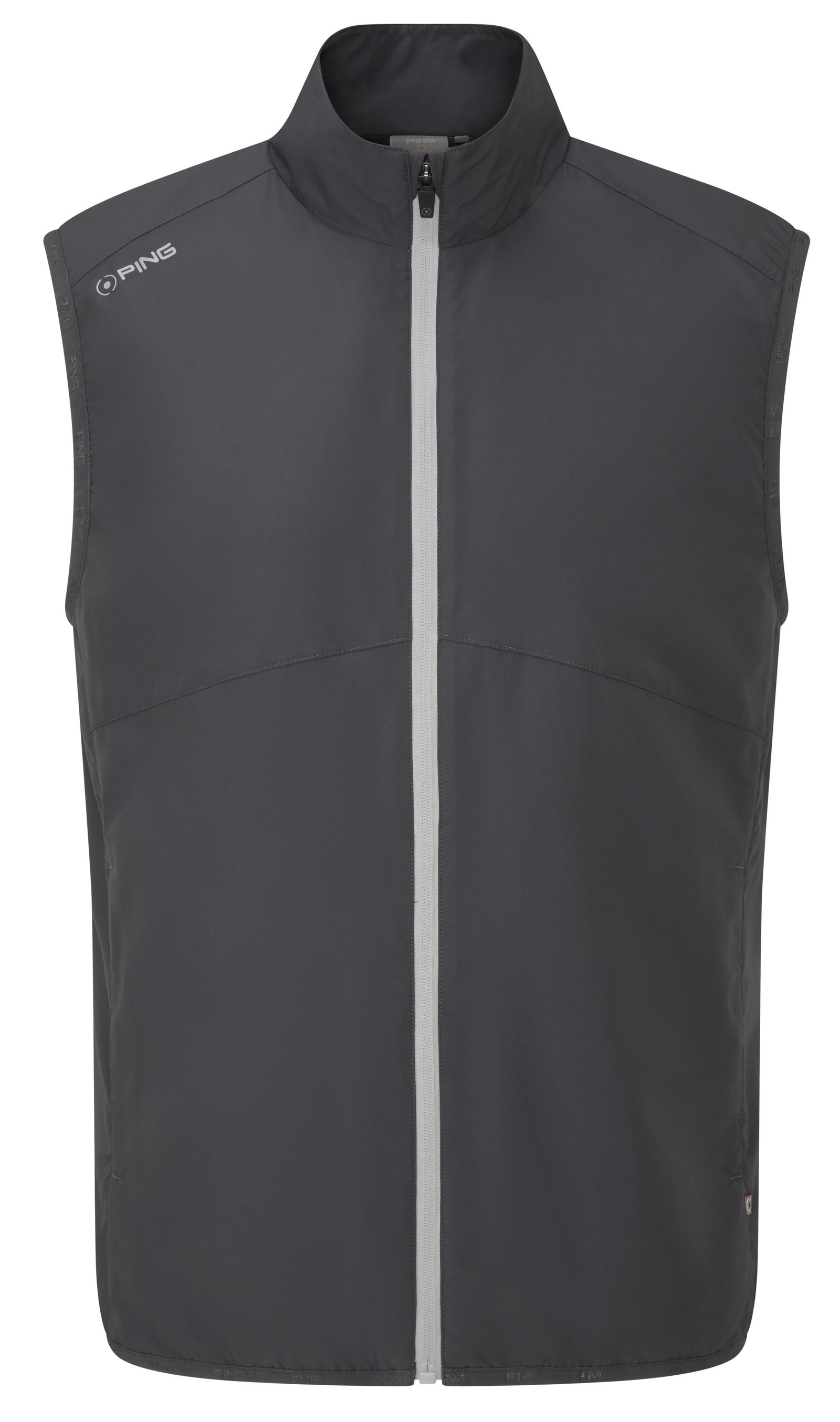 PING Burford mens vest, asphalt