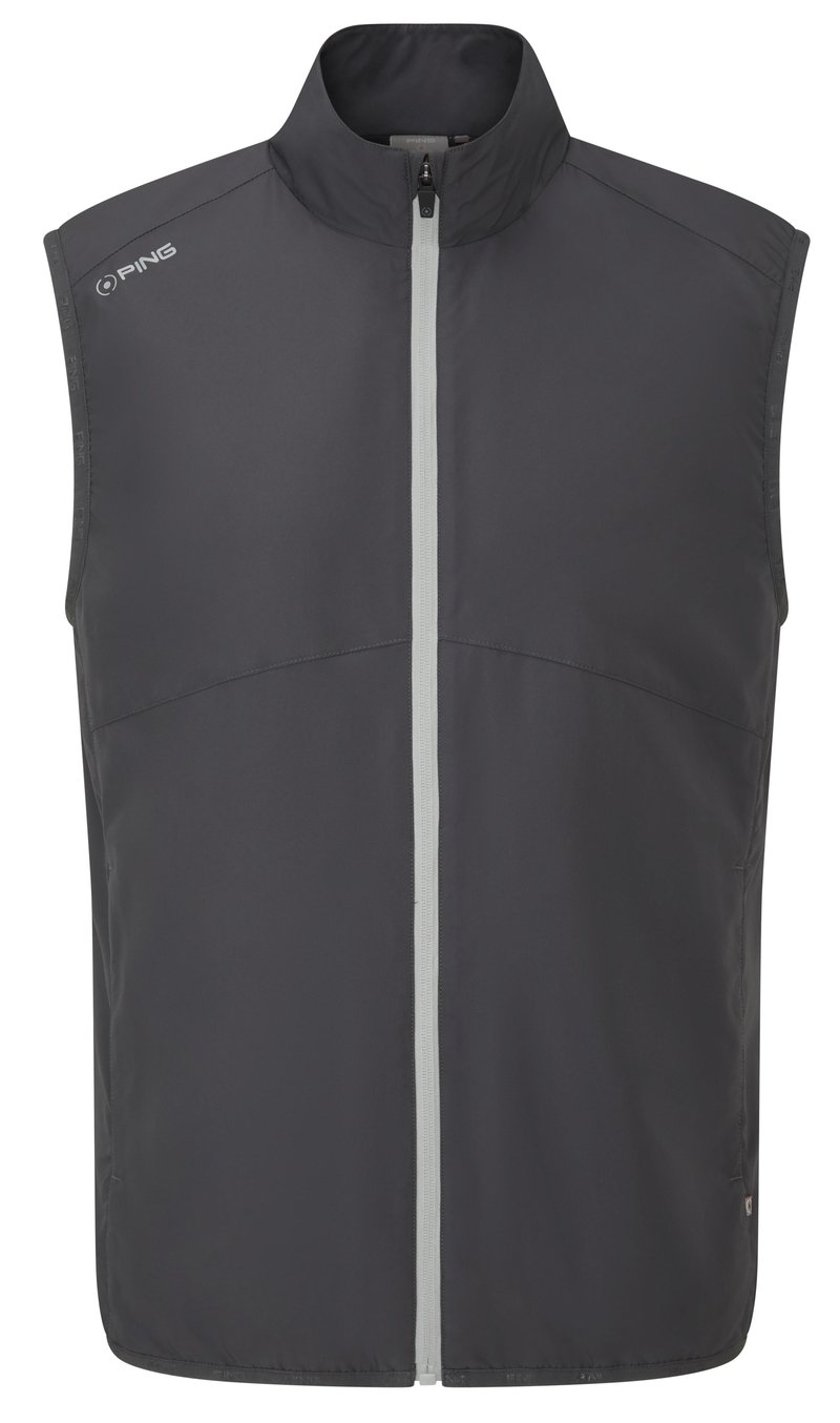 PING Burford mens vest, asphalt