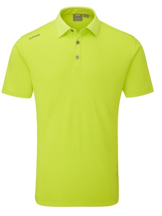PING Lindum mens polo, lime