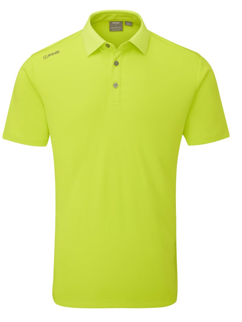 PING Lindum mens polo, lime