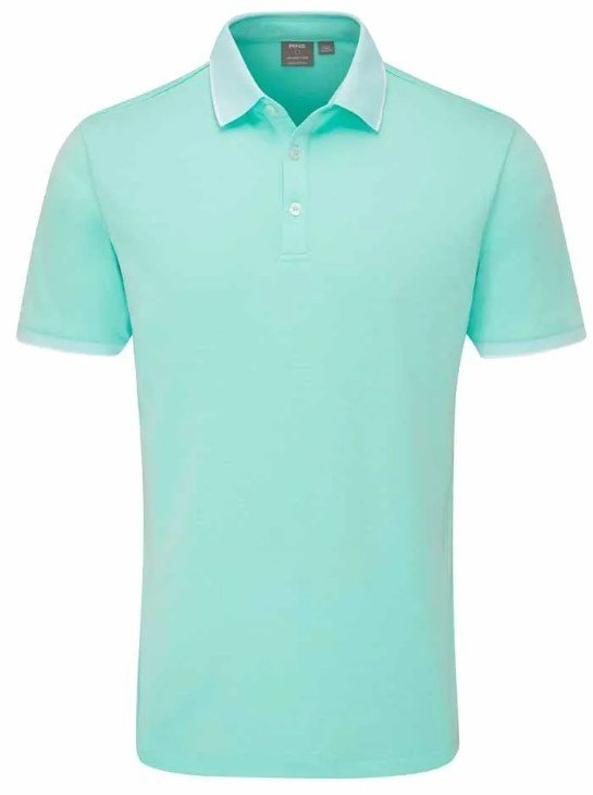 PING Gideon men's polo, green bay marl