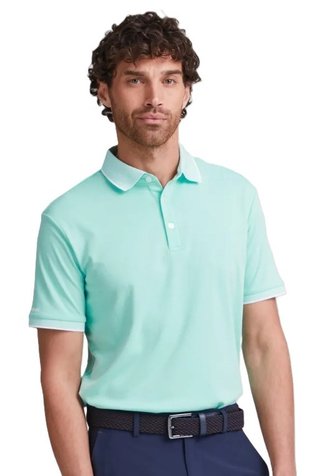 PING Gideon men's polo, green bay marl