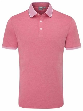 PING Gideon men's polo, rhapsody pink marl