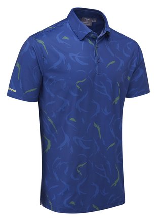 PING Ephron Printed mens polo, inky multi