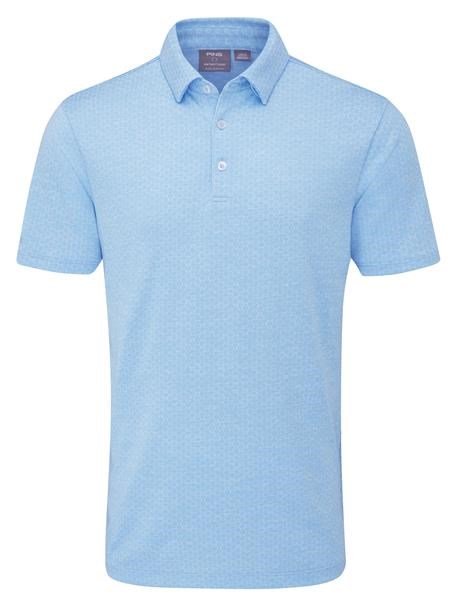 PING Rafe mens polo, baltic sea