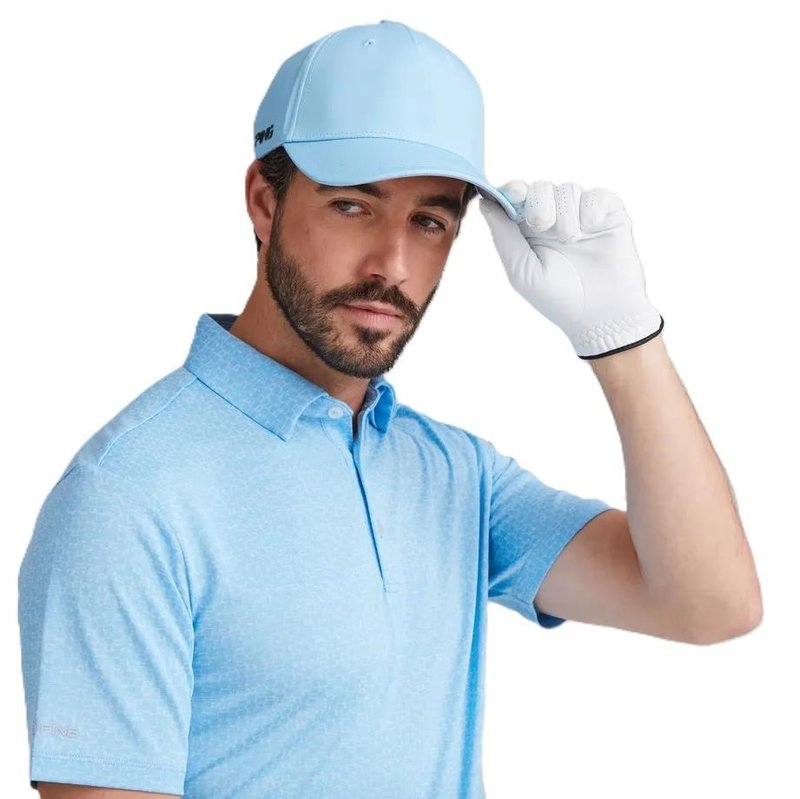 PING Rafe mens polo, baltic sea