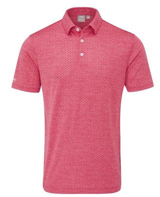 PING Rafe men's polo, rhapsody pink