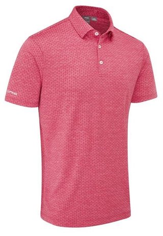 PING Rafe men's polo, rhapsody pink