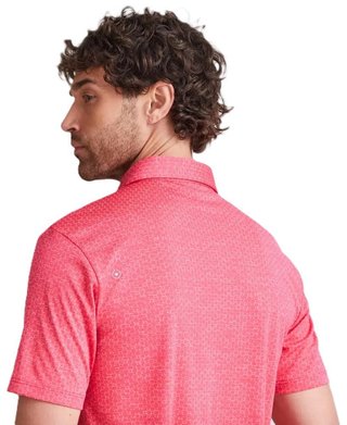 PING Rafe men's polo, rhapsody pink