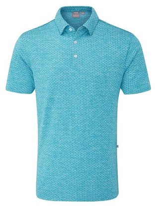 PING Rafe men's polo, turquoise
