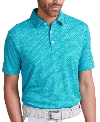 PING Rafe men's polo, turquoise