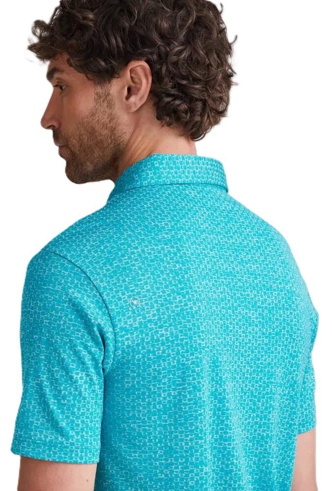 PING Rafe men's polo, turquoise