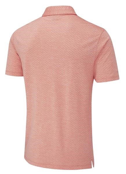 PING Rafe mens polo, wild salmon