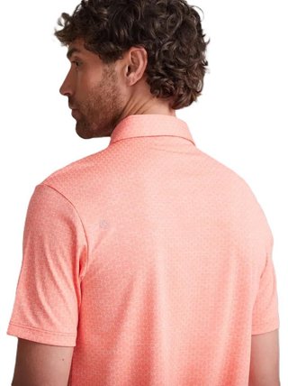 PING Rafe mens polo, wild salmon