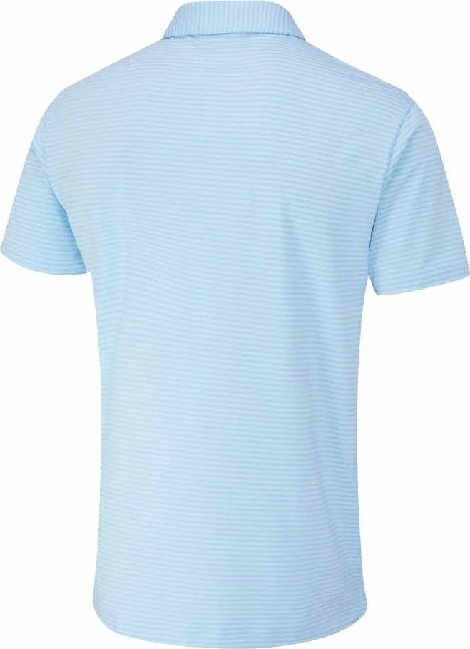 PING Langford men's polo, baltic sea/white