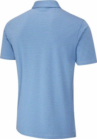 PING Langford men's polo, bright cobalt/white