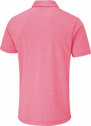 PING Langford men's polo, rhapsody/pink white