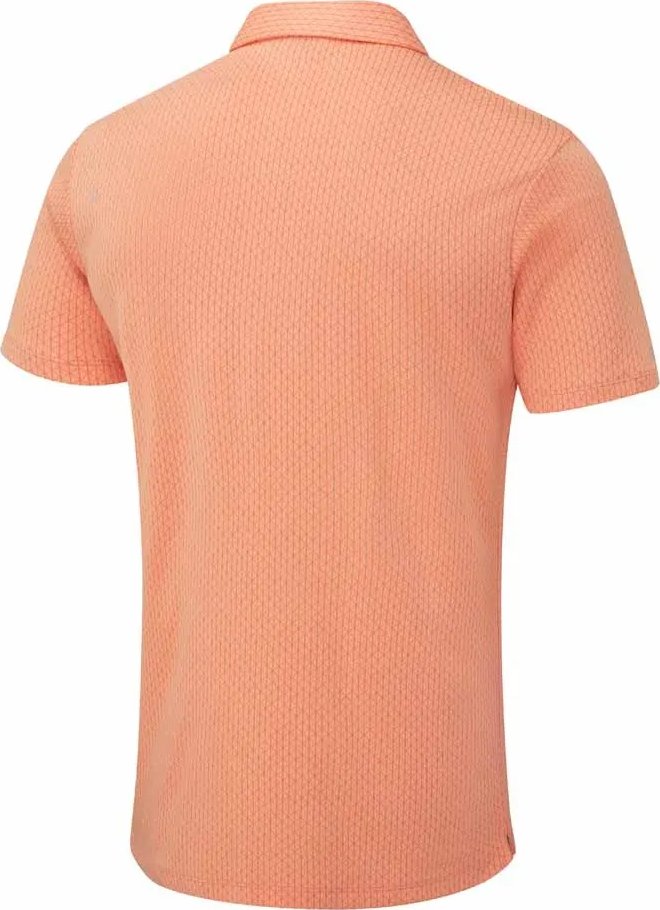 PING Hershel men's polo, wild salmon multi