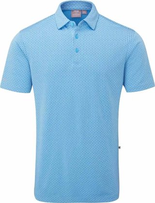 PING Hershel men's polo, baltic sea multi