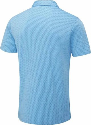 PING Hershel men's polo, baltic sea multi