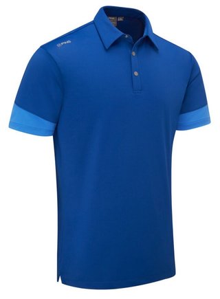 PING Ty men's polo, inky/bright cobalt