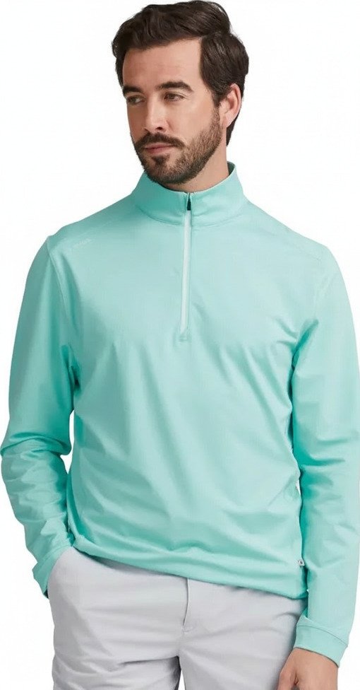 PING Latham Half Zip men's midlayer, green bay