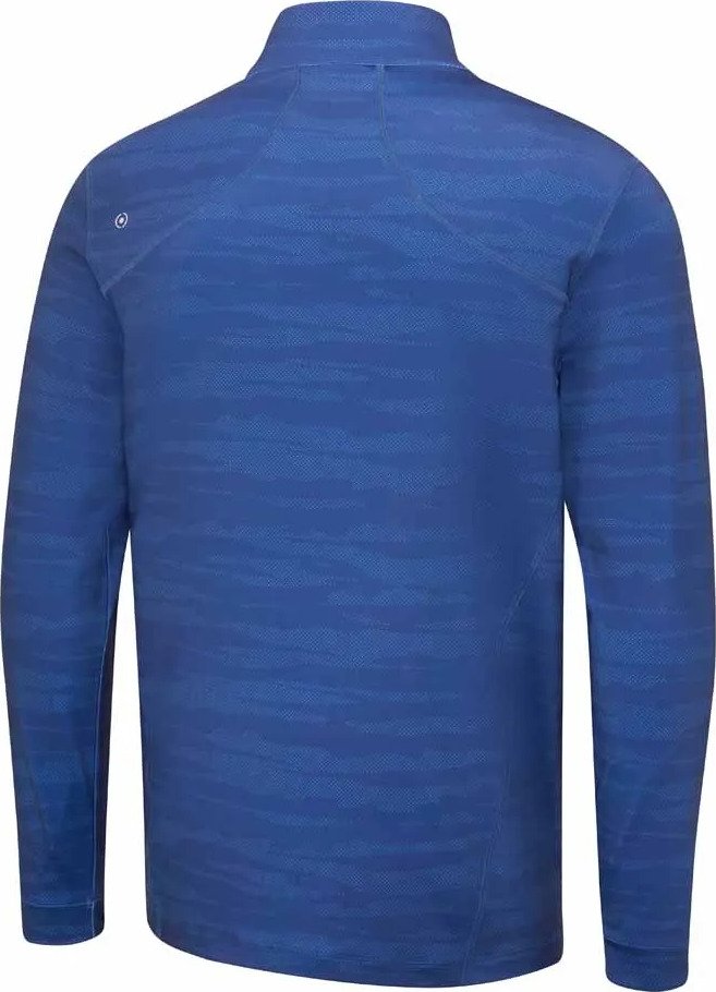PING Latham Half Zip men's midlayer, inky multi