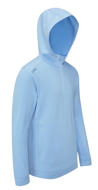 Ping Haldon Hooded Fleece men's sweatshirt, baltic sea