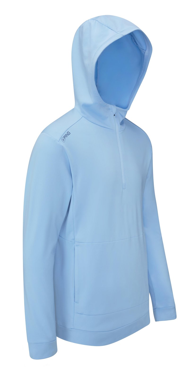 Ping Haldon Hooded Fleece men's sweatshirt, baltic sea