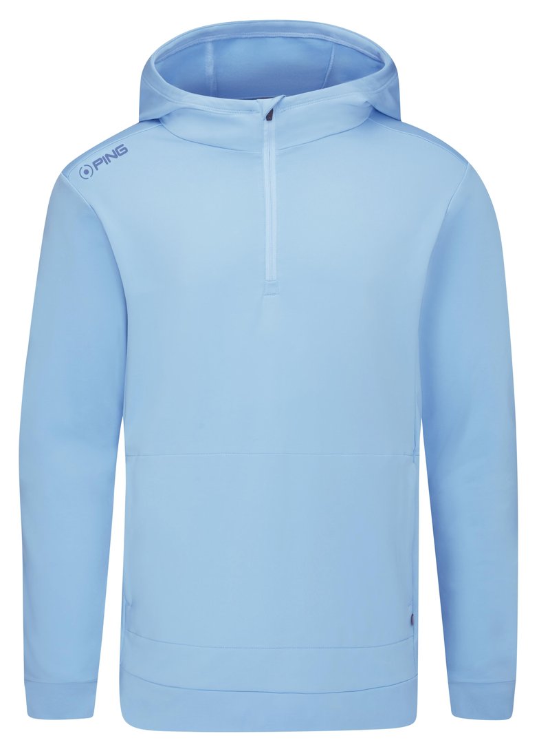 Ping Haldon Hooded Fleece men's sweatshirt, baltic sea