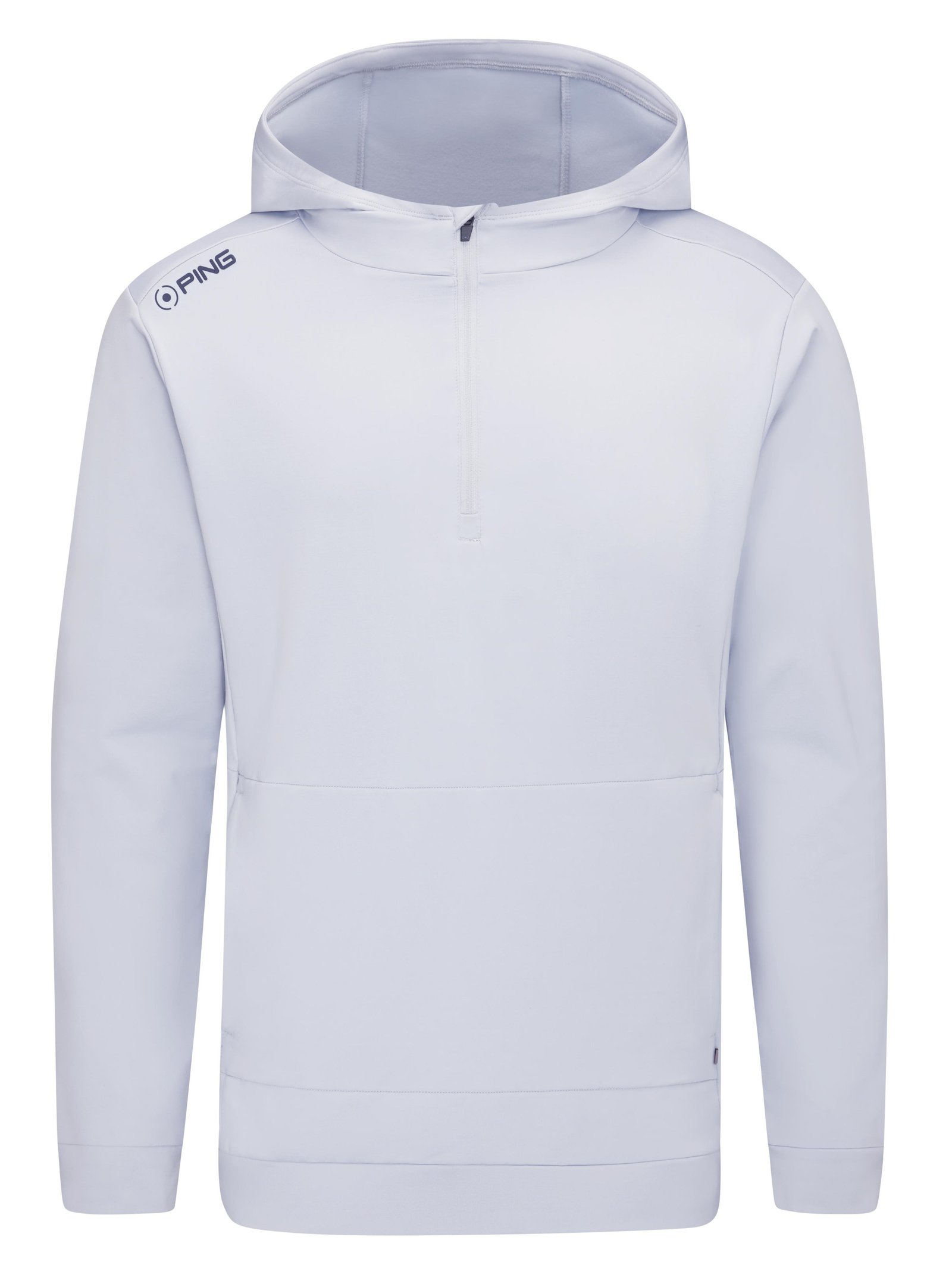 PING Haldon Hooded Fleece men's sweatshirt, pearl grey