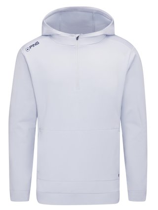 PING Haldon Hooded Fleece men's sweatshirt, pearl grey