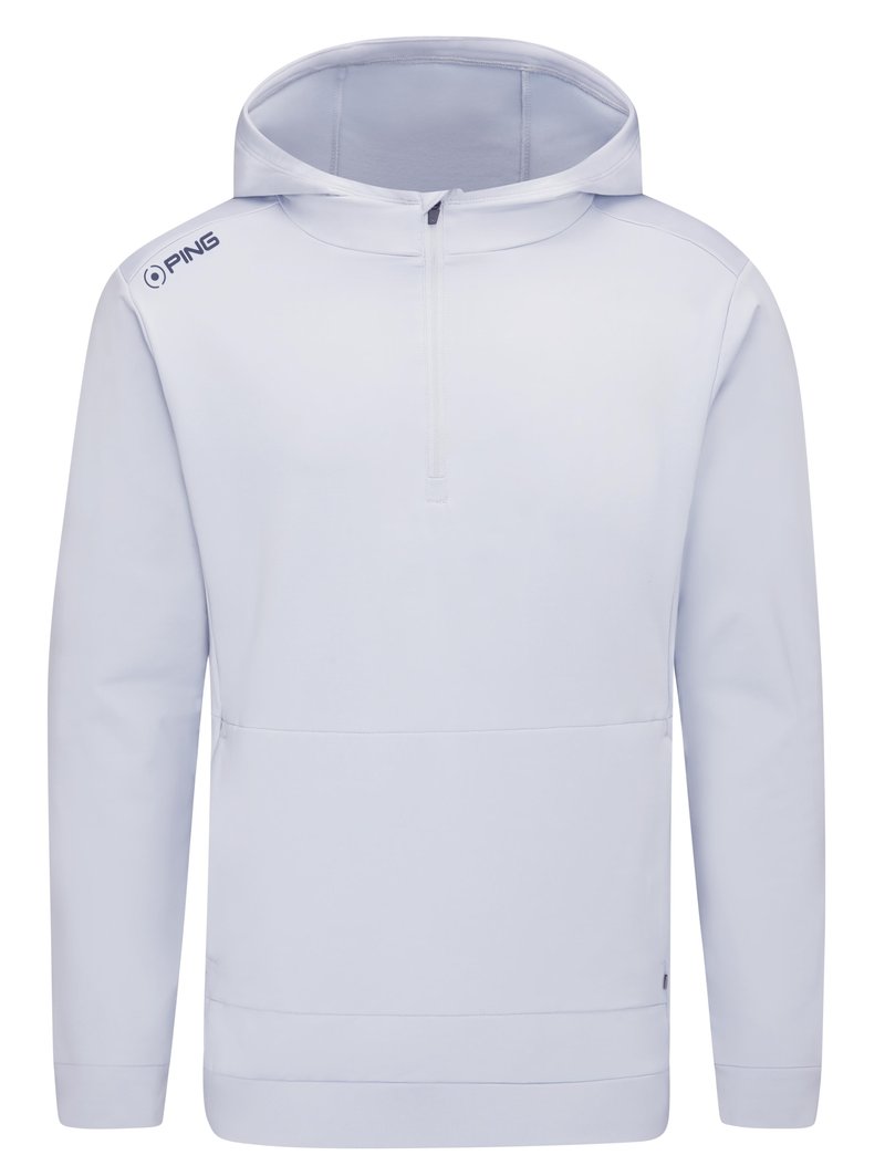 PING Haldon Hooded Fleece men's sweatshirt, pearl grey