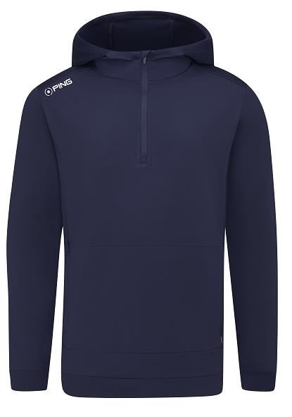 PING Haldon Hooded Fleece men's sweatshirt, navy