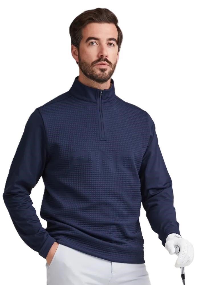 PING Faron mens sweatshirt, navy