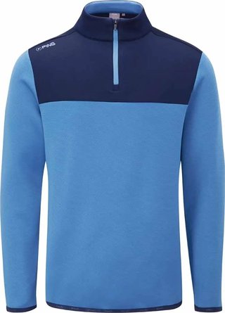 PING Kinver mens sweatshirt, stellar/navy