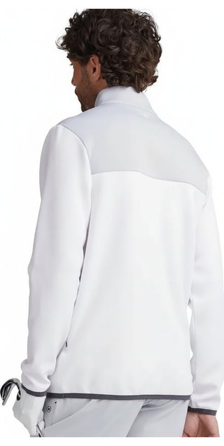 PING Kinver men's sweatshirt, white/pearl grey