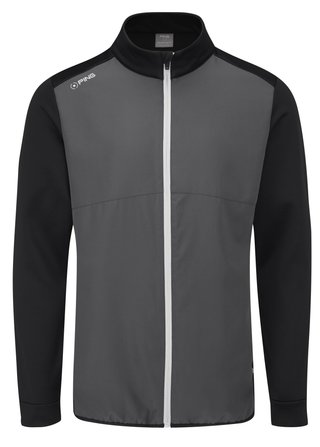 PING Burford men's jacket, asphalt/black