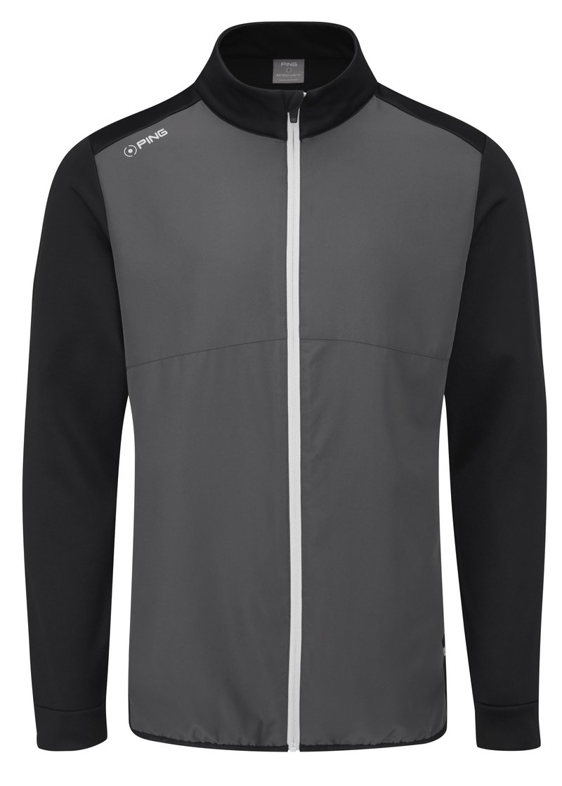 PING Burford men's jacket, asphalt/black
