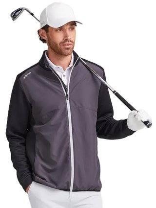 PING Burford men's jacket, asphalt/black