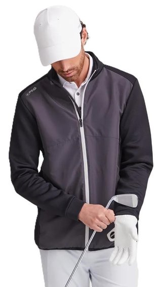PING Burford men's jacket, asphalt/black