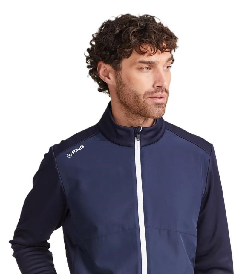 PING Burford mens jacket, navy