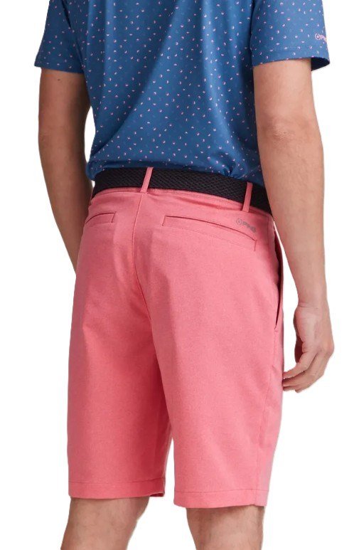PING Barret men's shorts, Rhapsody Pink Marl