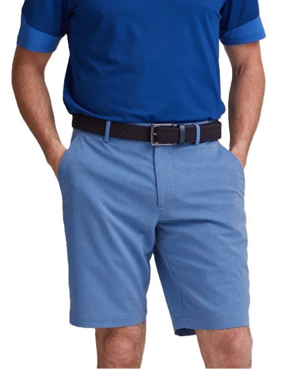PING Barret men's shorts, Bright Cobalt Marl