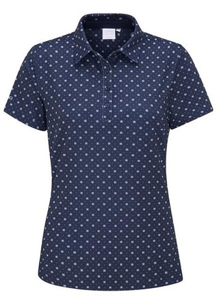 PING Aeria Printed ladies polo, micro monogram