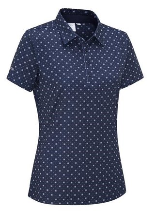 PING Aeria Printed ladies polo, micro monogram