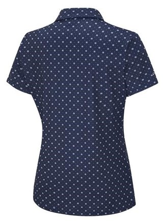 PING Aeria Printed ladies polo, micro monogram